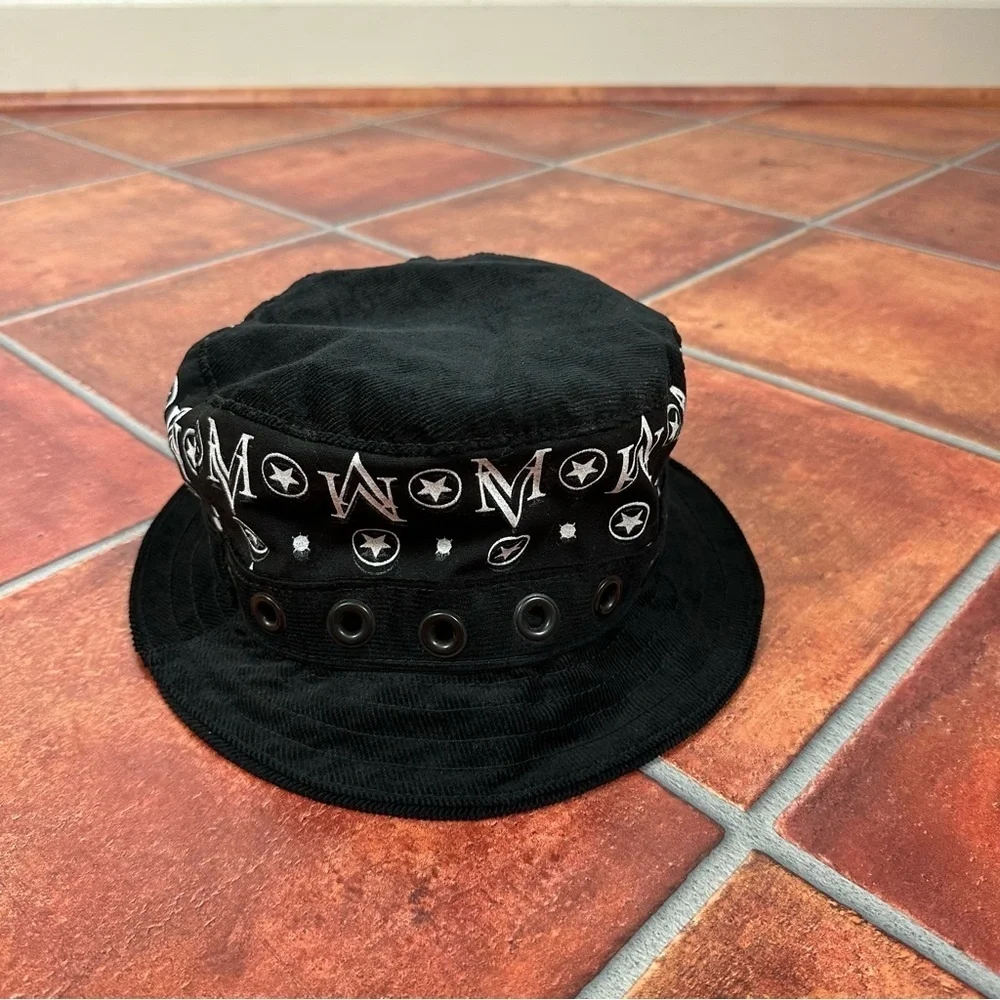Marc Vachon Monogram Grommet Bucket Hat